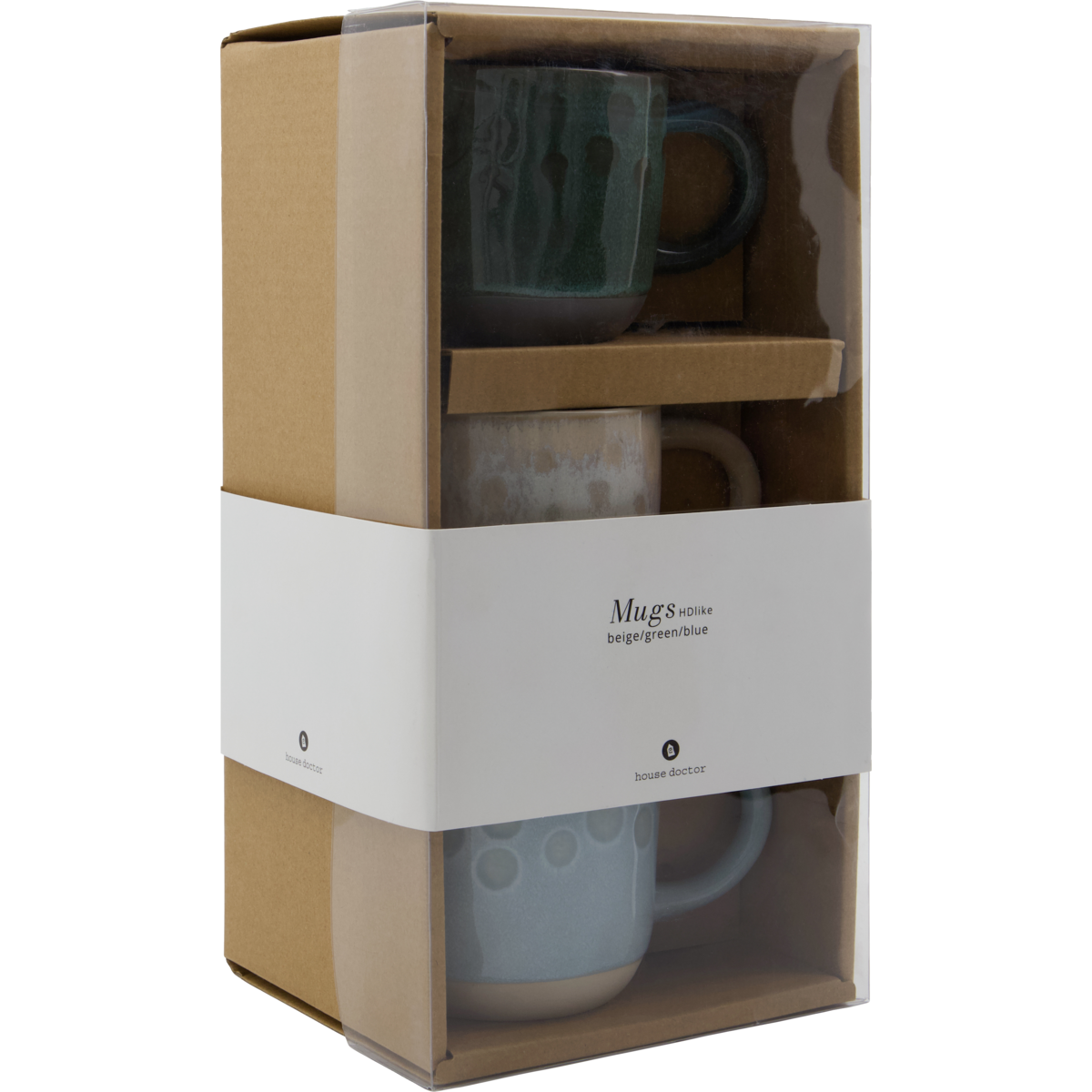 Muggar, HD -liknande, beige;