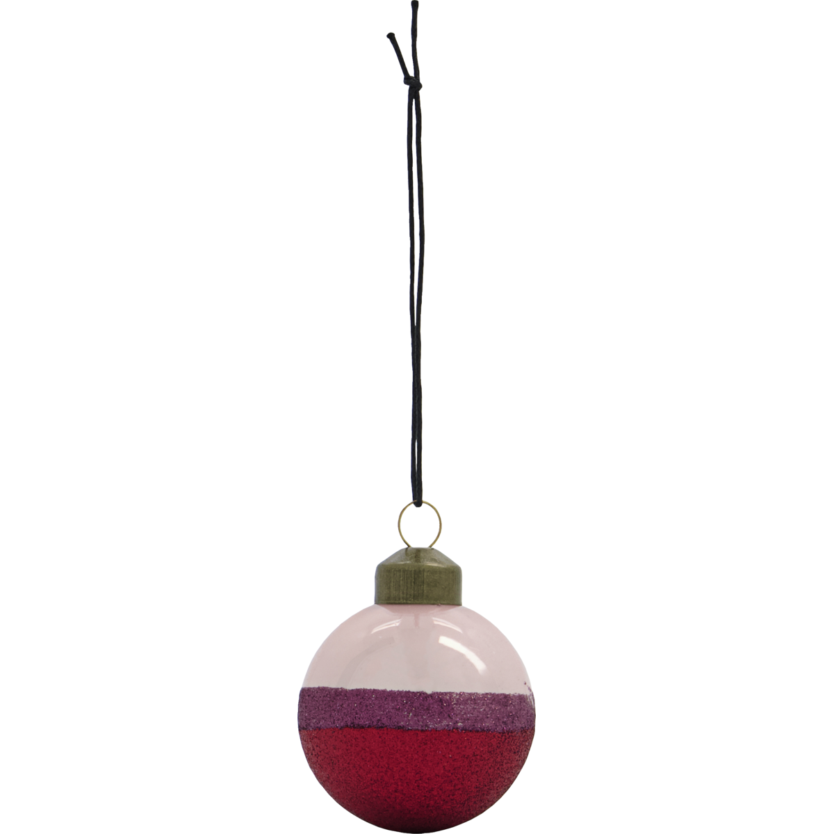 Juldekorationer, hdstrip, rosa;