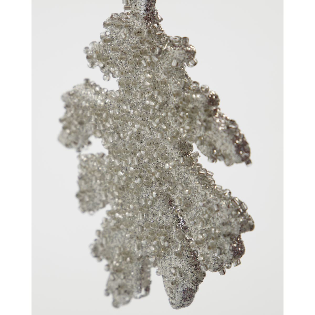 Juldekorationer, hdgliz, silver med glitter