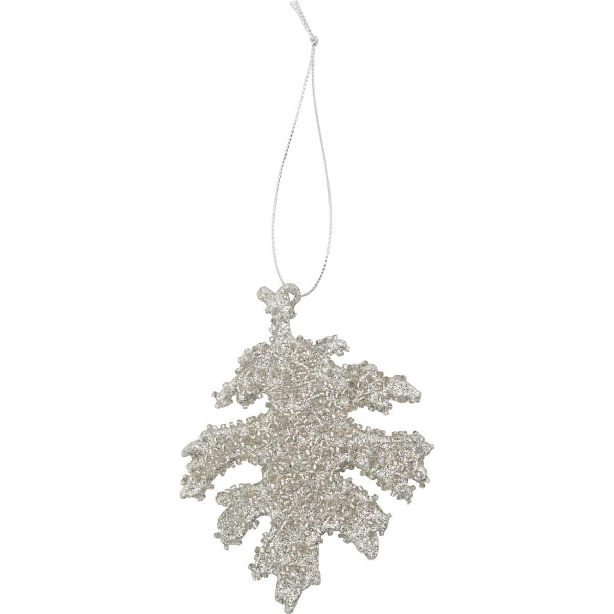 Juldekorationer, hdgliz, silver med glitter