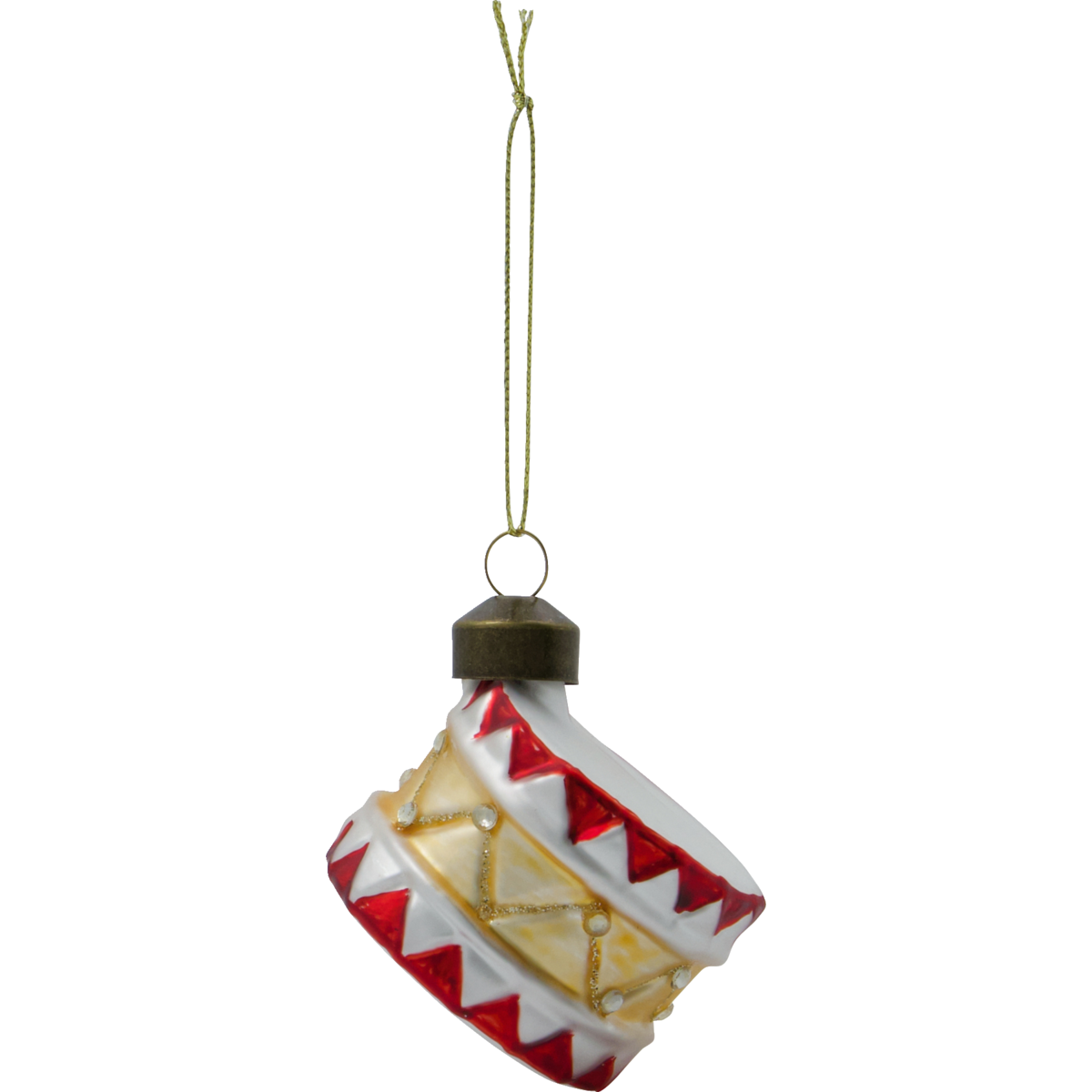 Juldekorationer, Hdtambur, rött;