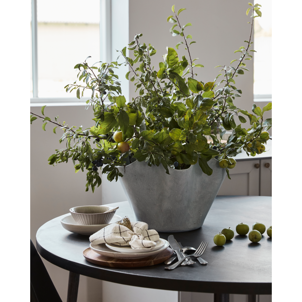 Örttpanna, hdvaso, grå