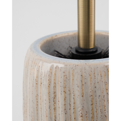 Toalettborste, hddeco, rå vit