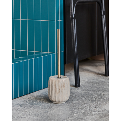 Toalettborste, hddeco, rå vit