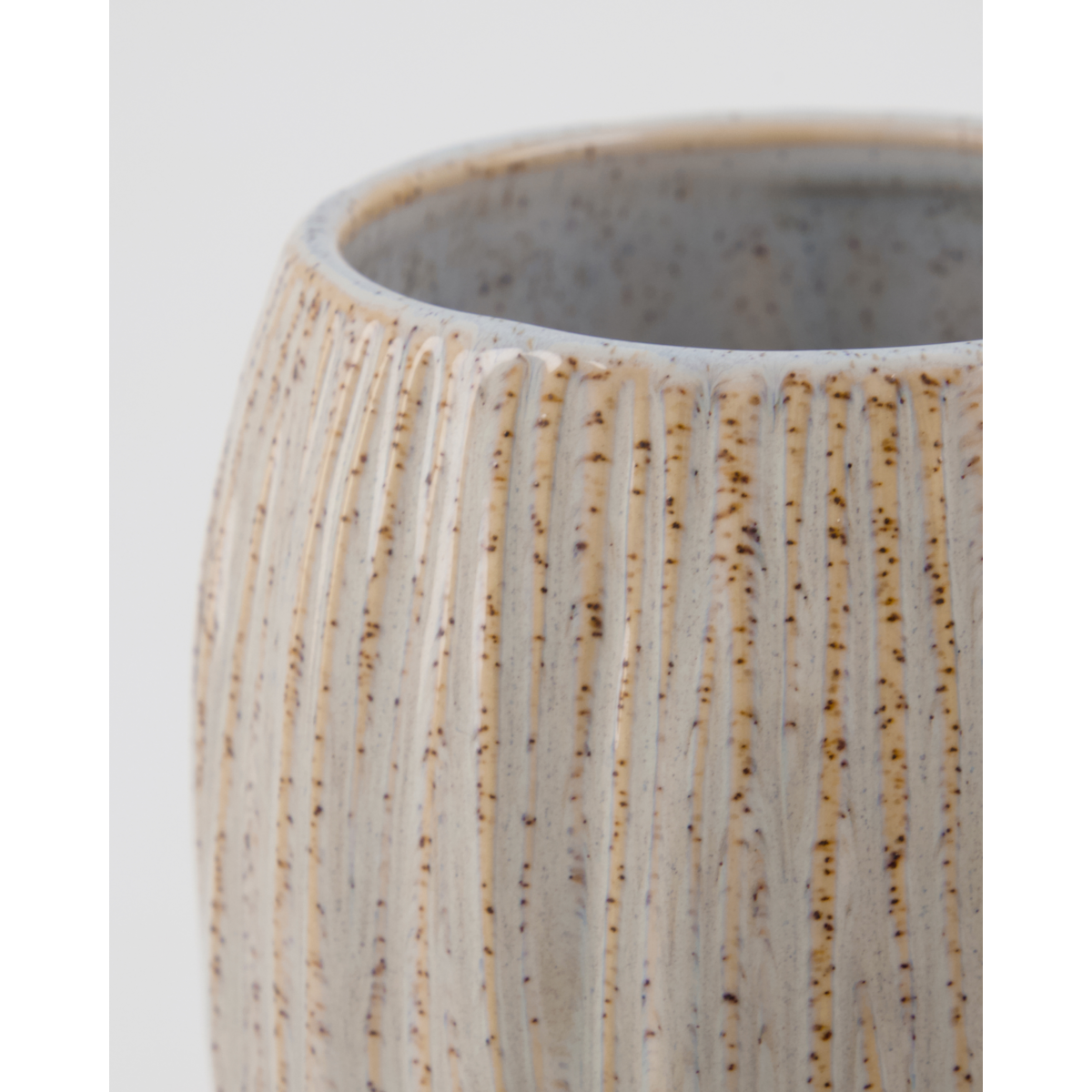 Tandborstehållare, hddeco, rå vit