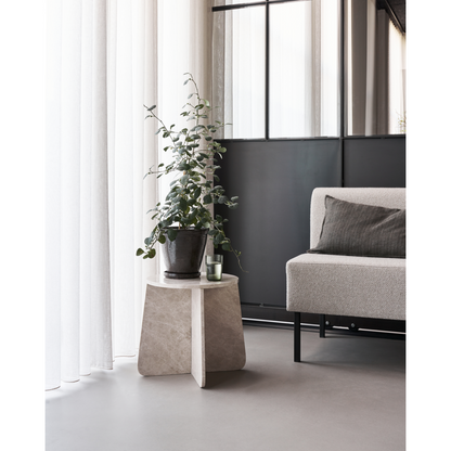 Sidobord, hdmarb, beige
