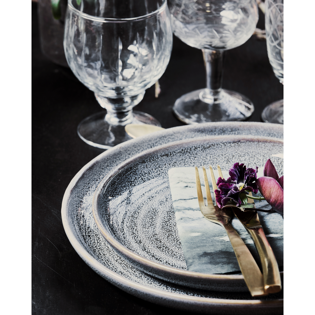 Kniv, hdgolden, gyllene