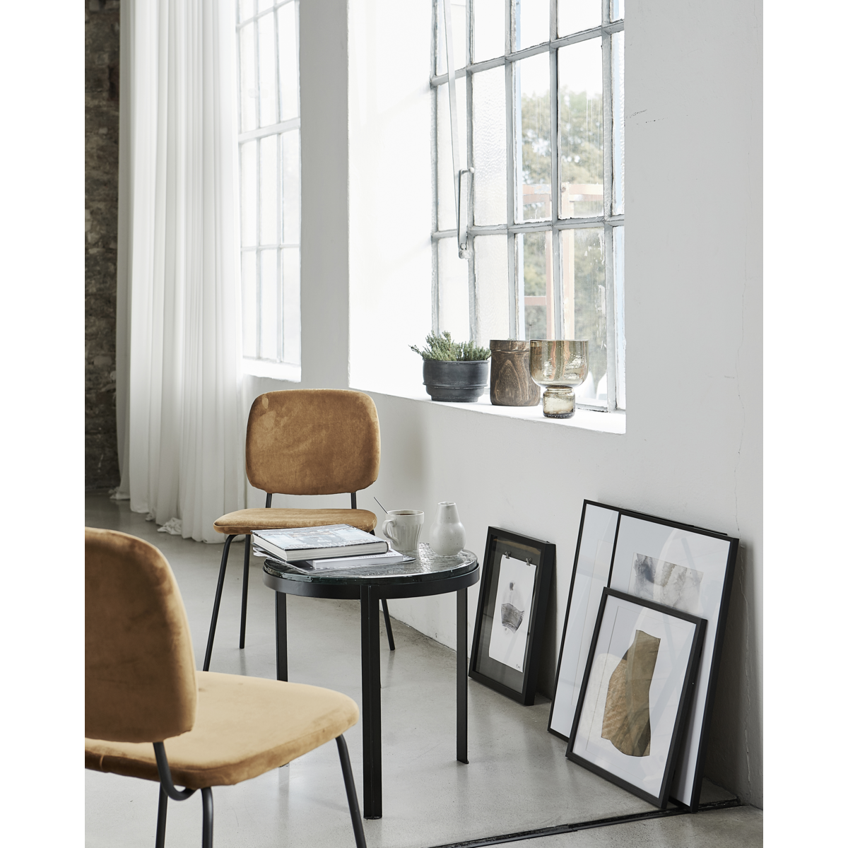 Soffbord, hdsmoke, svart