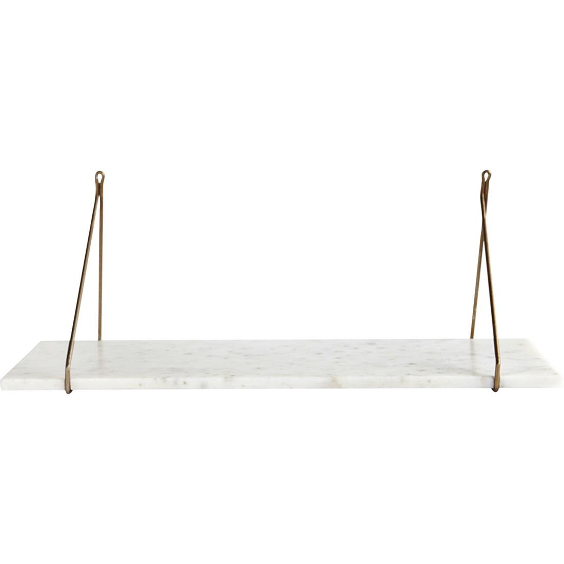 Hylla, hdmarble, vit marmor