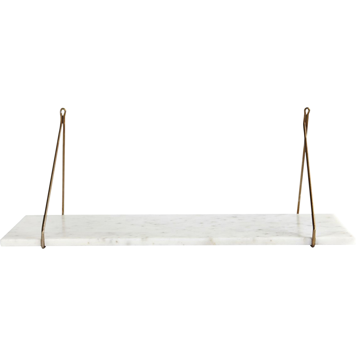 Hylla, hdmarble, vit marmor