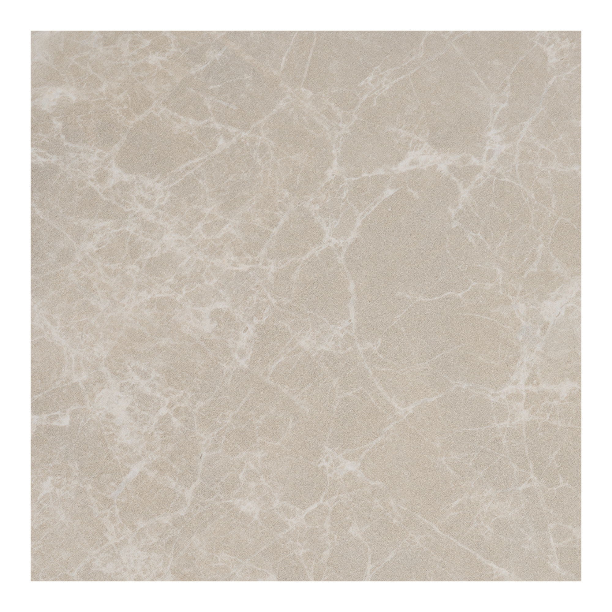 Prag soffbord - soffbord, marmorutseende, rund, beige uppsättning av 2