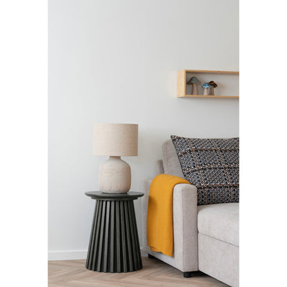 Osaka Corner Table - Corner Table, Egefins, Black Ø40x50 cm