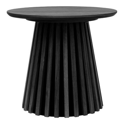 Osaka Corner Table - Corner Table, Egefins, Black Ø50x45 CM