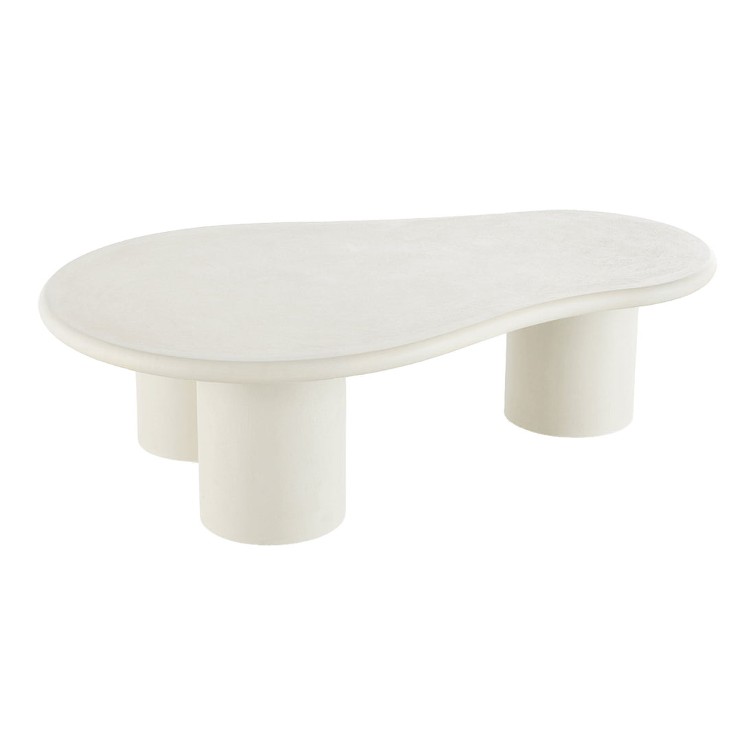 Soffbord, cementutseende, ljusgrå 80x120x35 cm