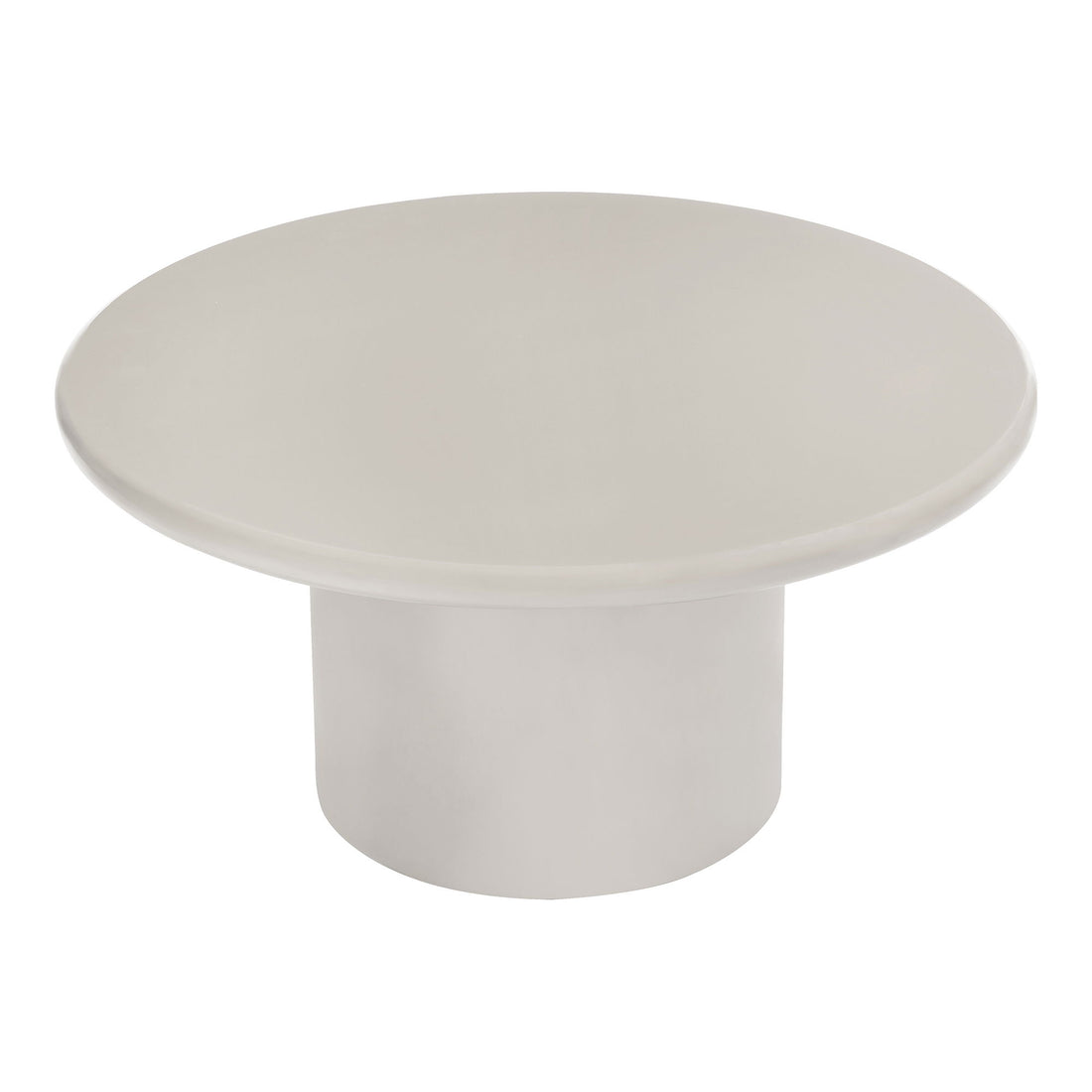 Soffbord, sand Ø80x40 cm