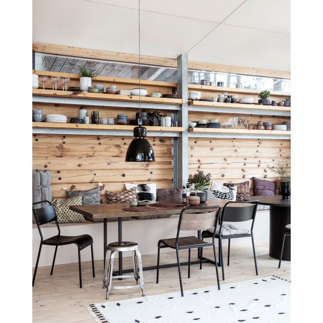 Matbord, hd kant, natur