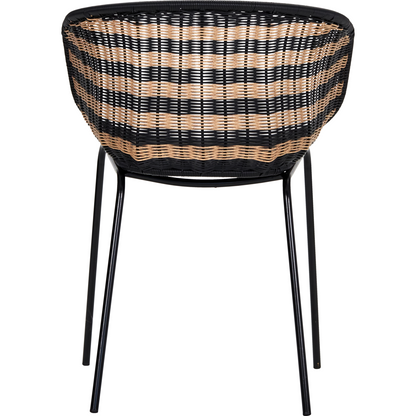 Fåtölj, hdhapur, natur; svart