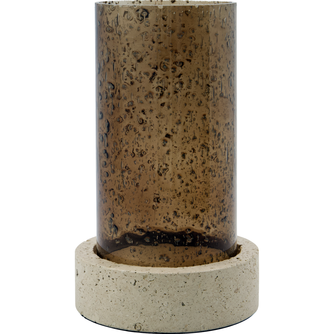 Ljusstake, hdrivo, brun