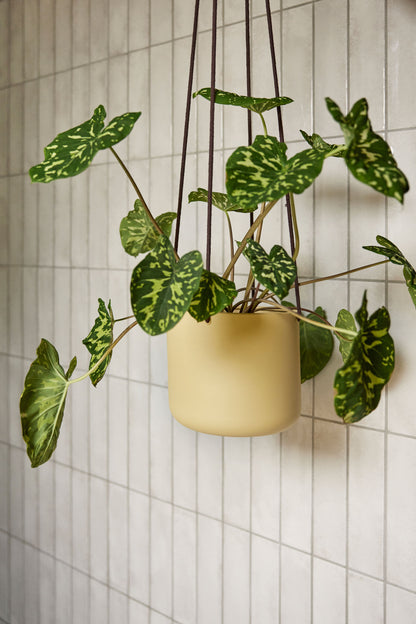 Bloom hängande potta stor kaki (uppsättning av 3) - Ø17xH16, Ø21xH20, Ø25xH24CM