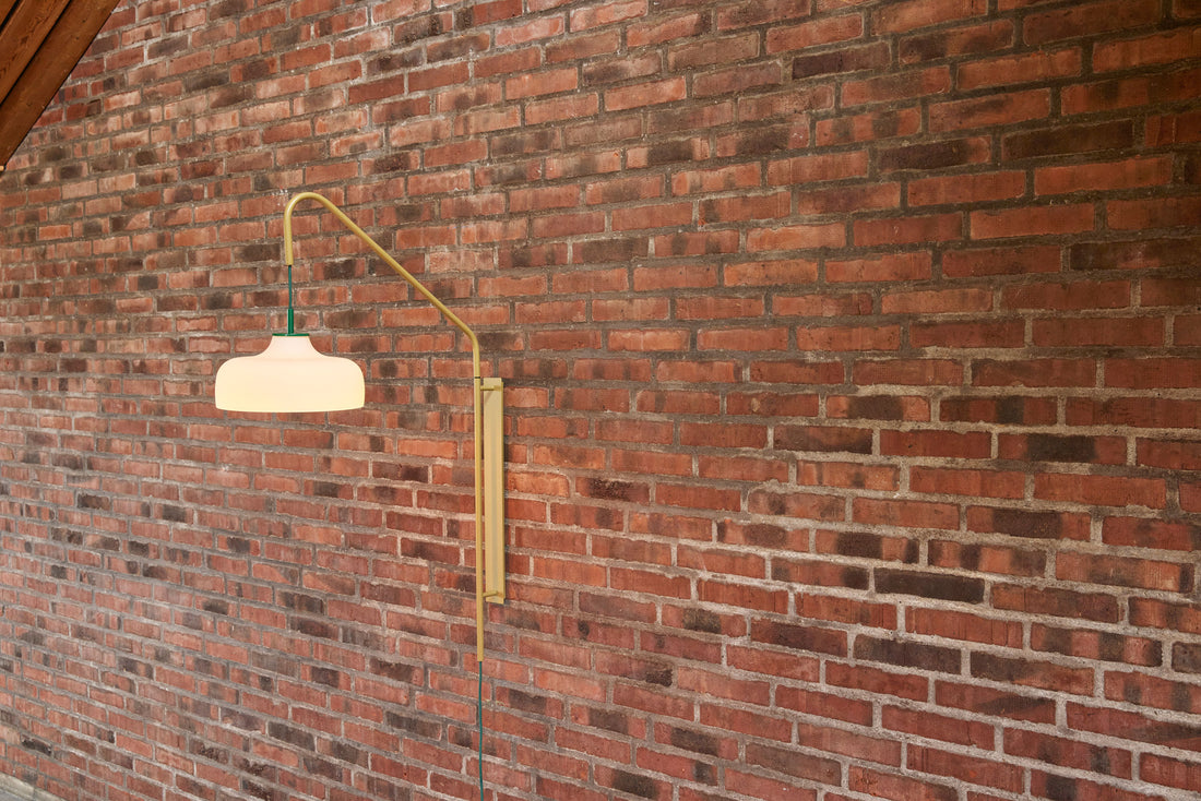 Aktuell vägglampa grön - 71x30xh111cm, e27