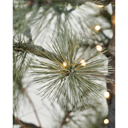 Julgran med LED, HDPEUCE, NATUR