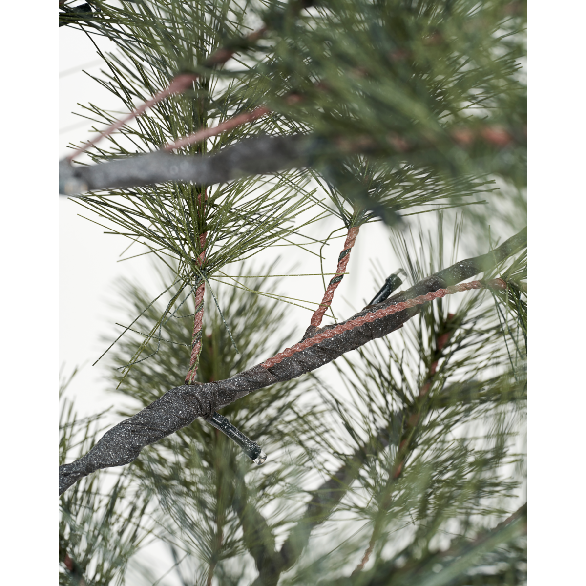 Julgran med LED, HDPEUCE, NATUR