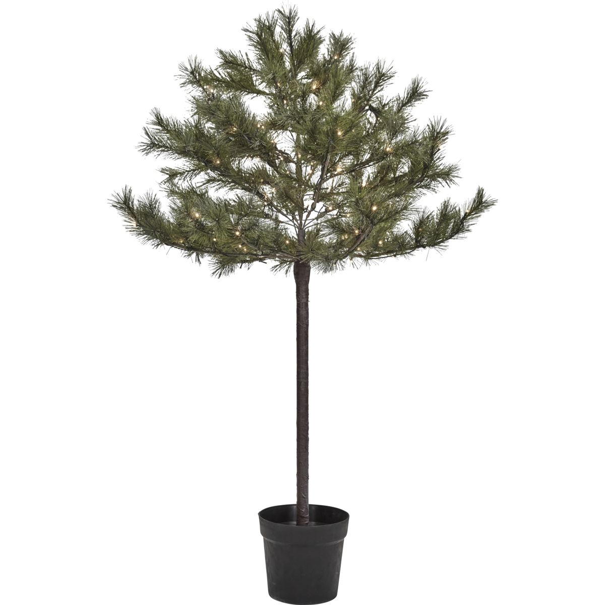 Julgran med LED, HDPEUCE, NATUR