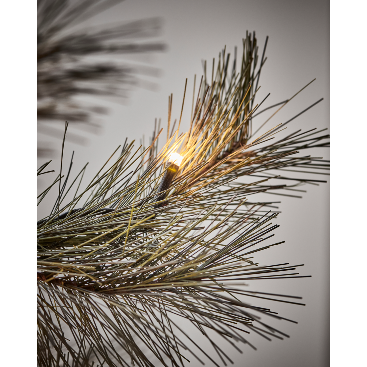 Julgran med LED, HDPEUCE, NATUR