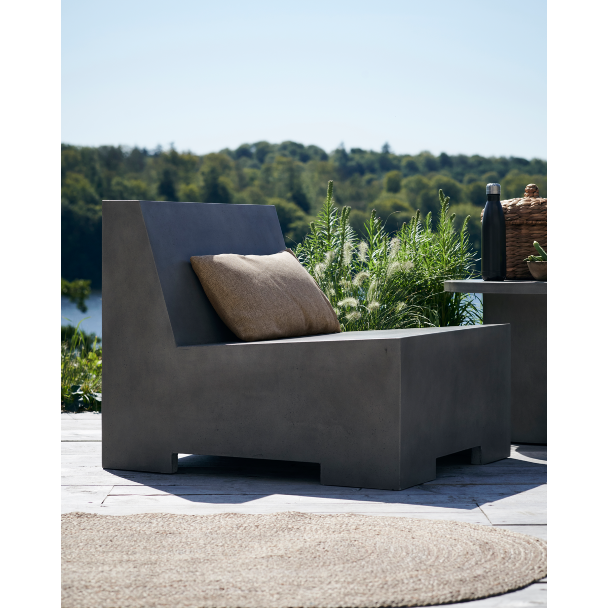 Lounge stol, hdloun, grå