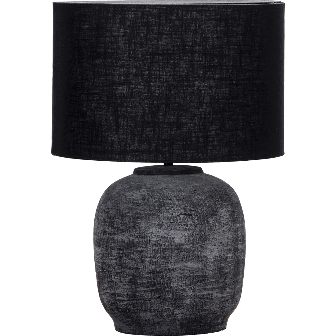 Bordslampa inkl. lampskärm, hdtahi, svart