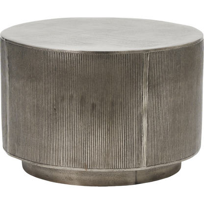Soffbord, hdrota, borstat silver