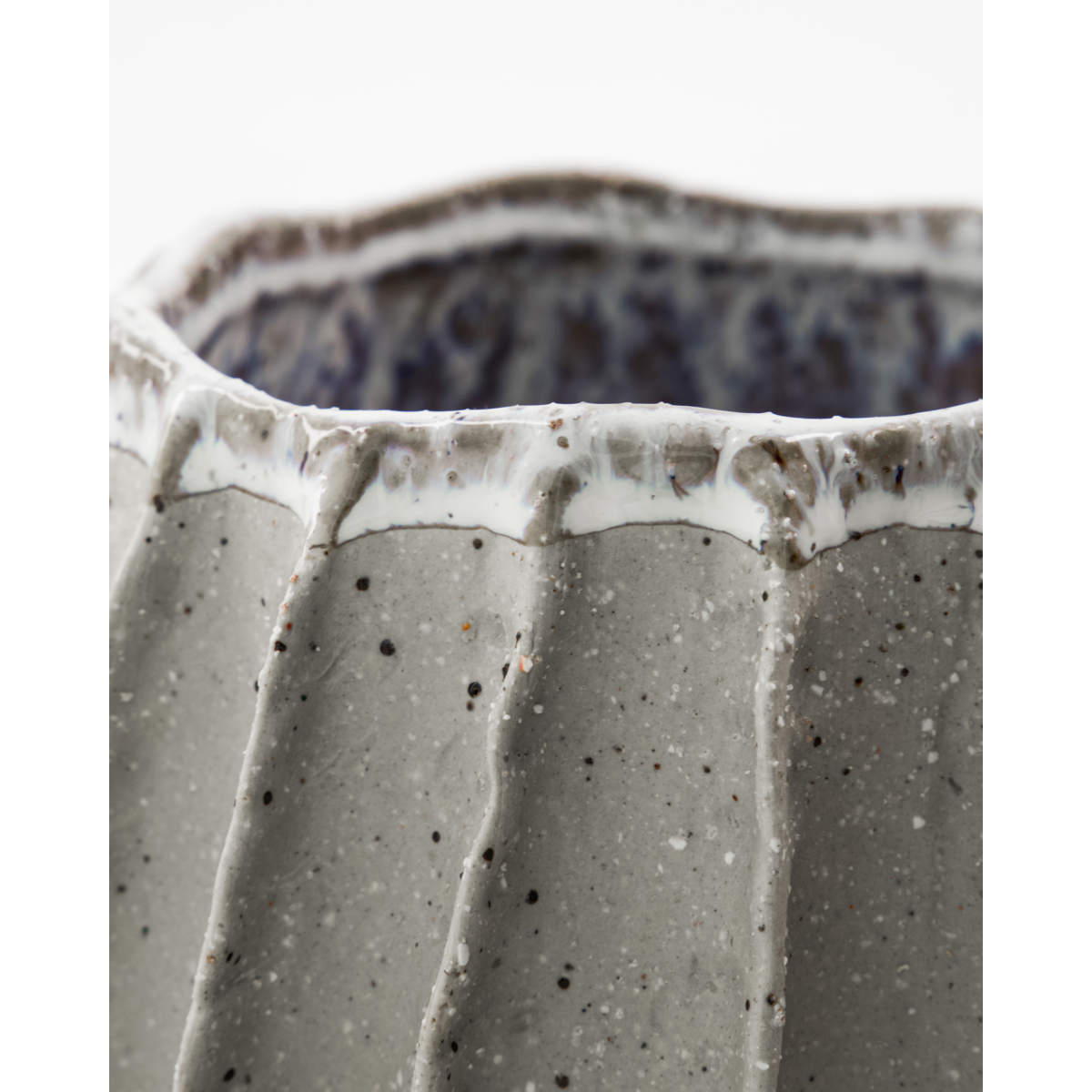 Örtpott, hdshell, grå; beige