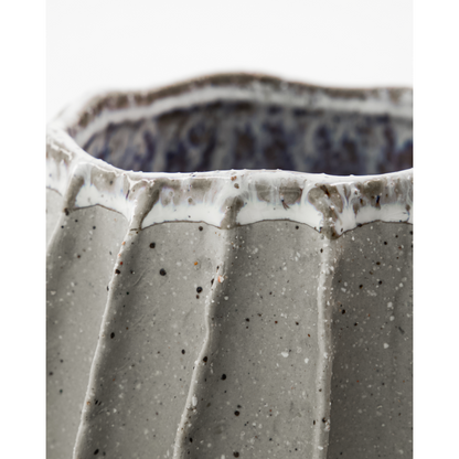 Örtpott, hdshell, grå; beige