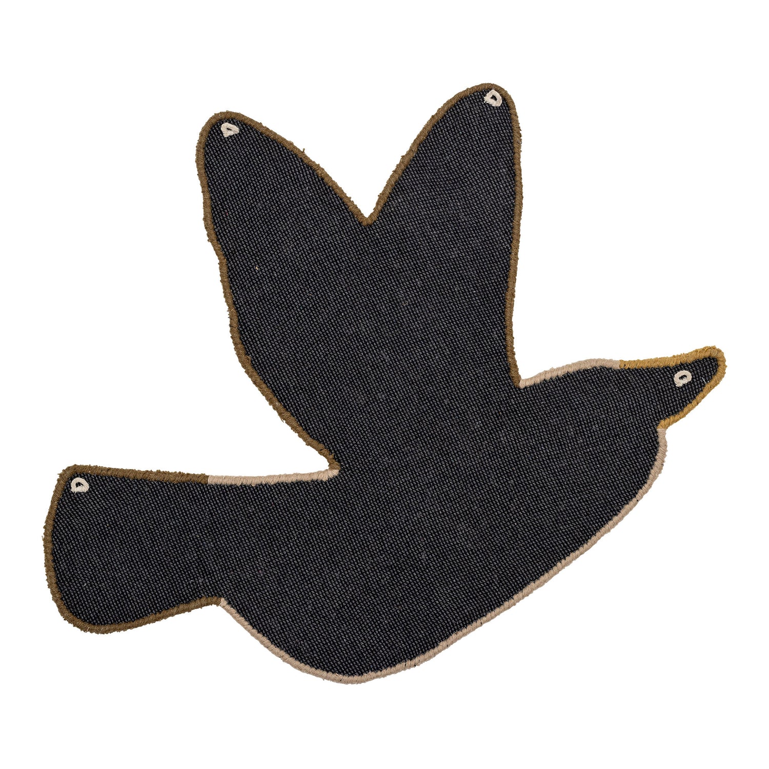 Bloomingville Mini Blue Jay -mattan, blå, ull