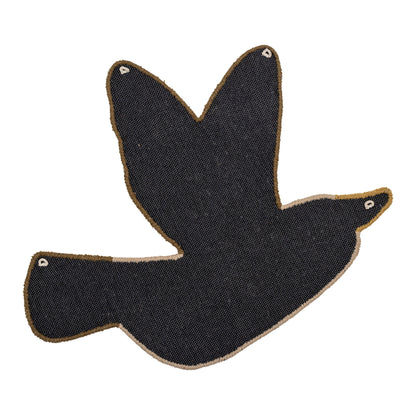Bloomingville Mini Blue Jay -mattan, blå, ull