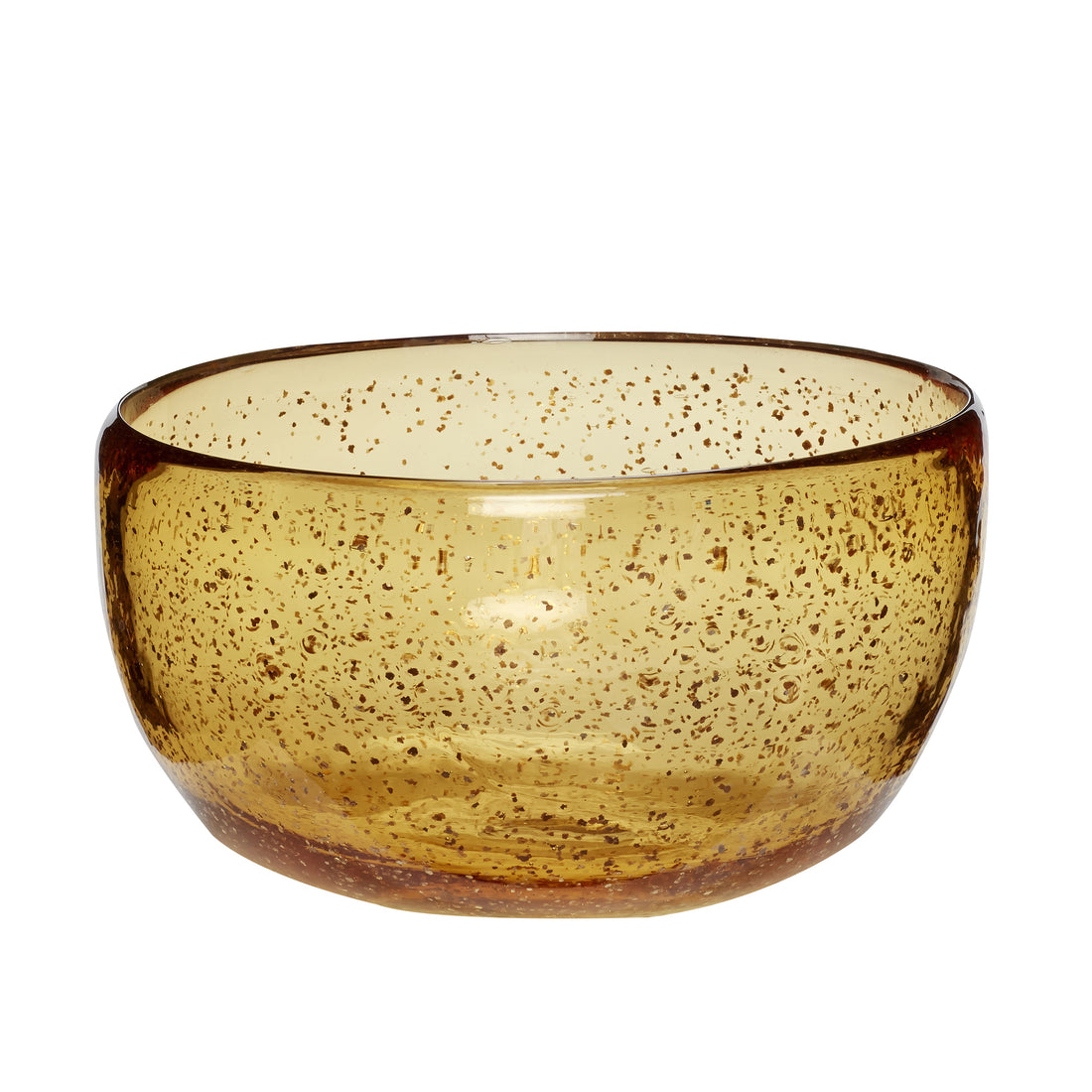 Glow Bowl Amber färg - ø24xh14cm