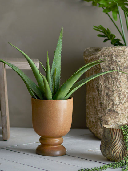 Bloomingville aloe växt, gröna, konstgjorda blommor