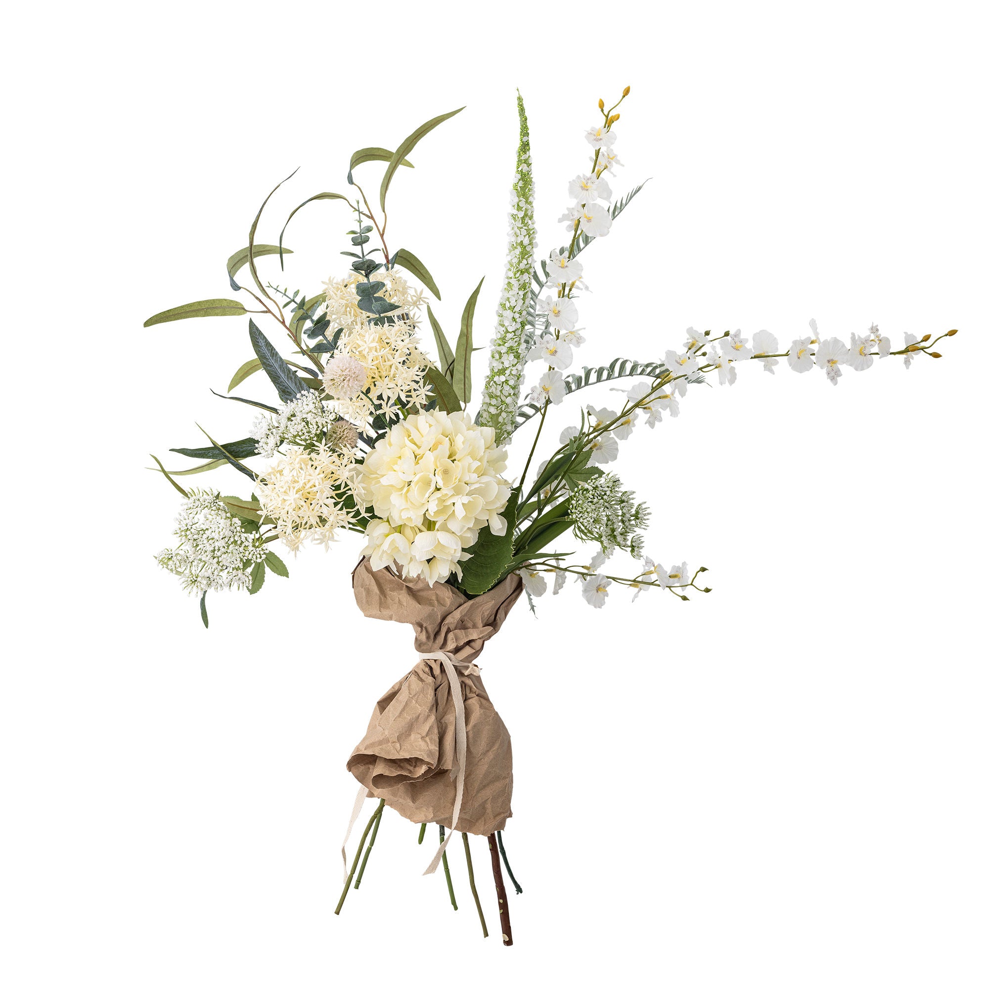 Bloomingville Symphonie Bouquet, White, Artificial Flowers