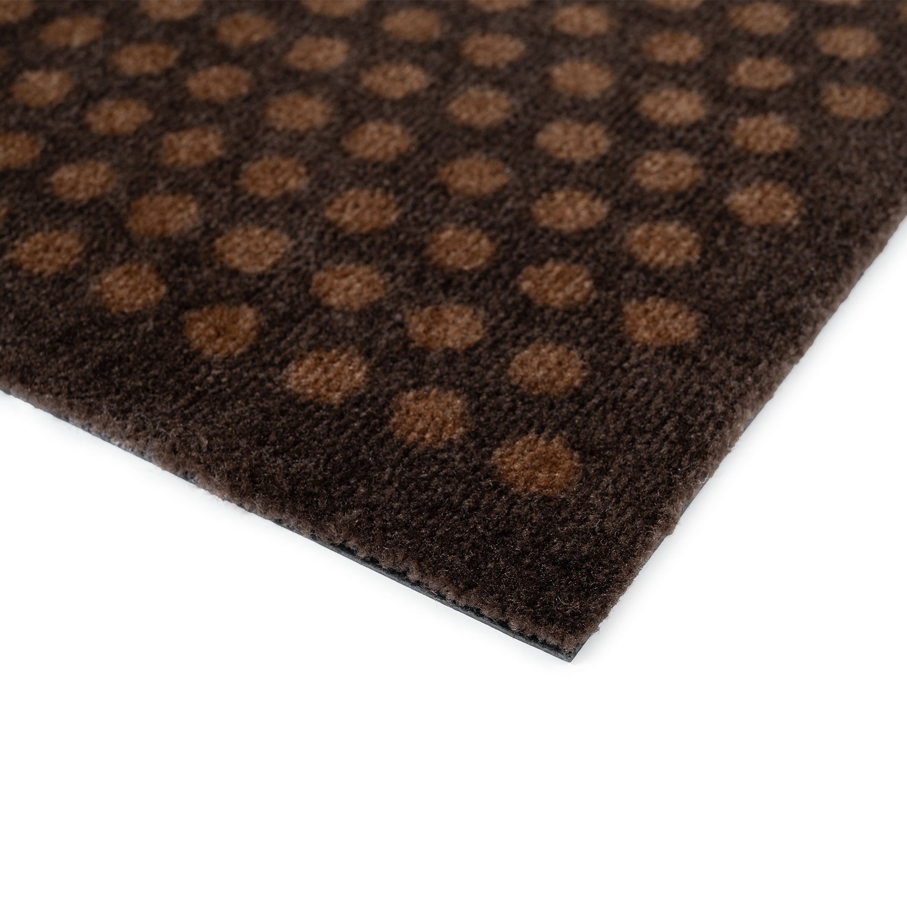 Nyheter - golvmatta 40 x 60 cm - dot/cognac -dark brun