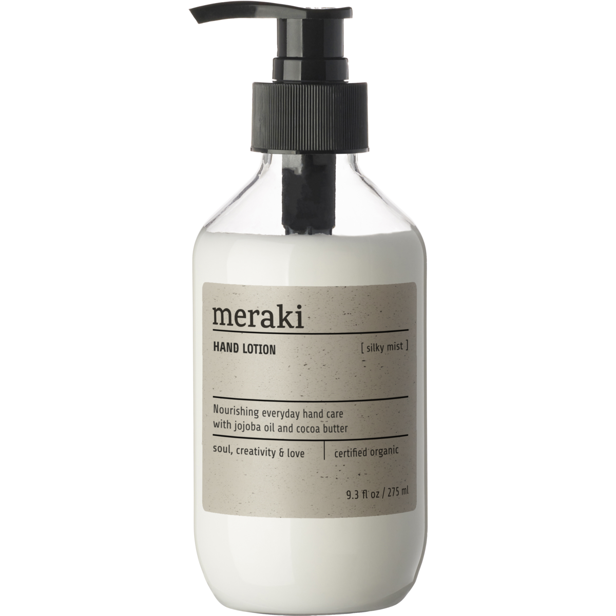 Handlotion, silkeslen dimma, redo