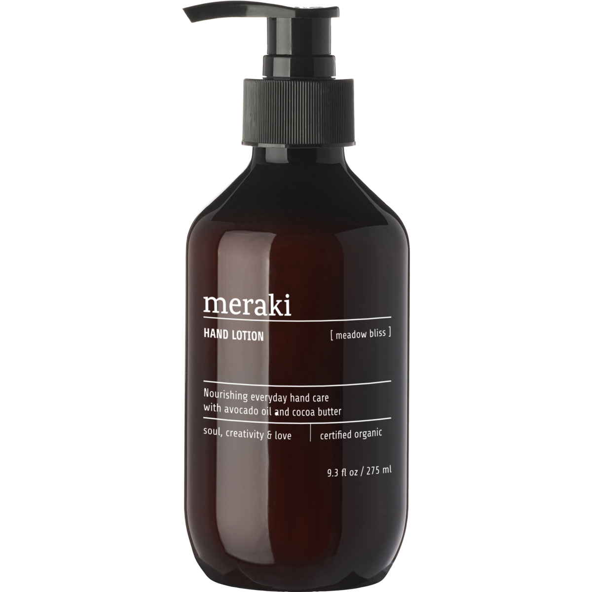 Handlotion, ängsbliss, brun