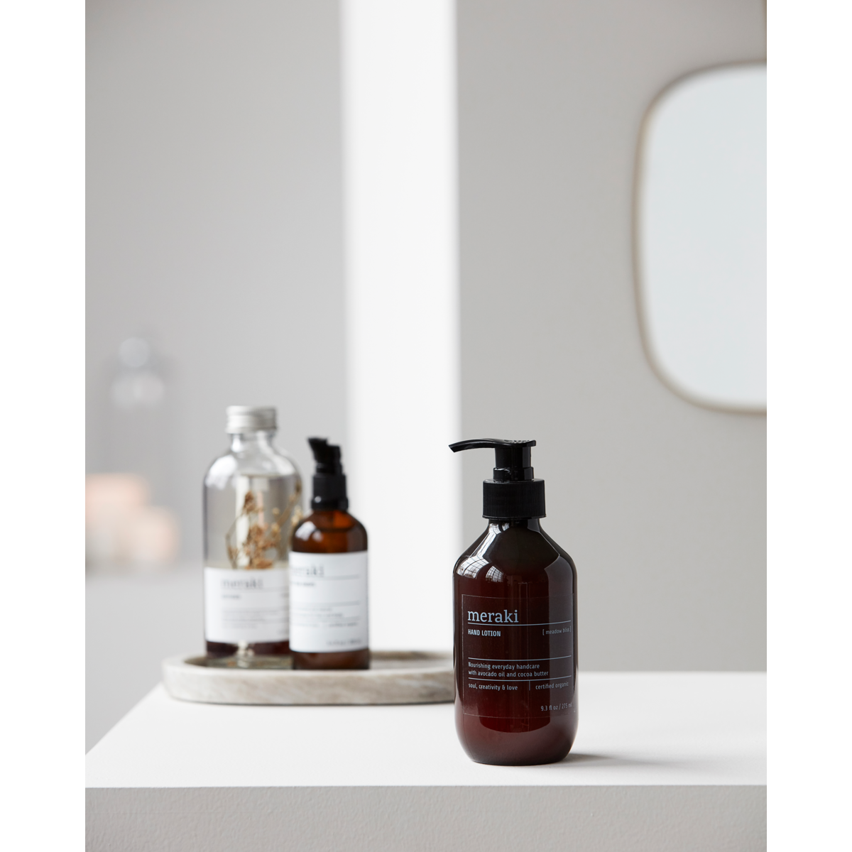 Handlotion, ängsbliss, brun