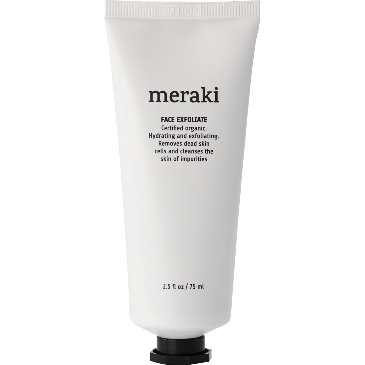 Ansikte exfoliat, vitt