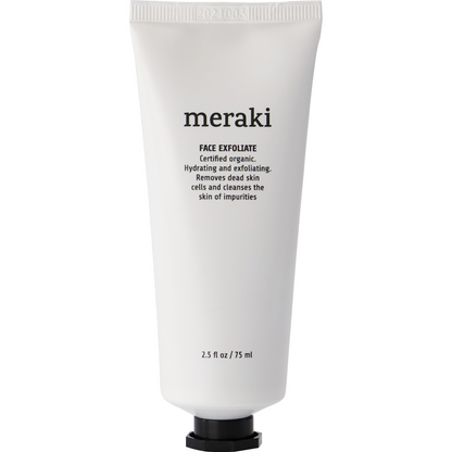 Ansikte exfoliat, vitt