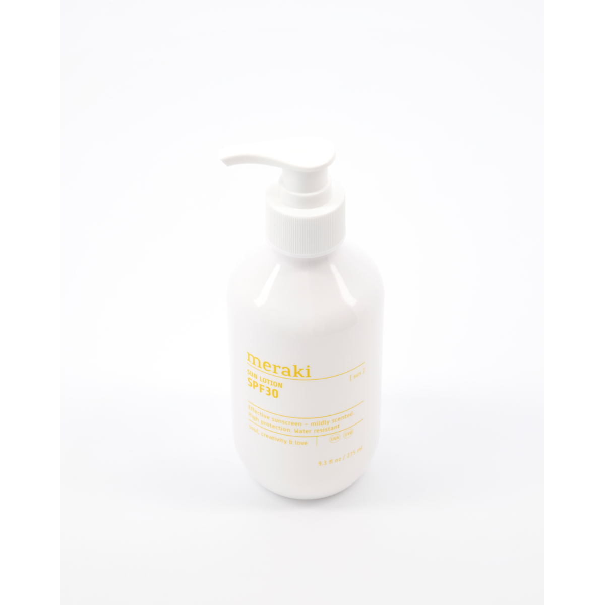Sollotion, milt doftande, vit