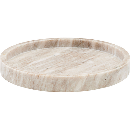 Bricka, mkmarble, beige
