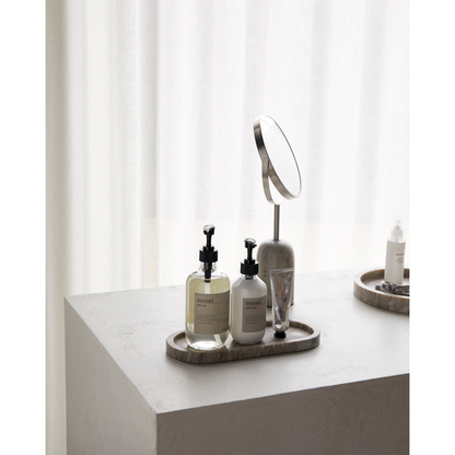 Bricka, mkmarble, beige