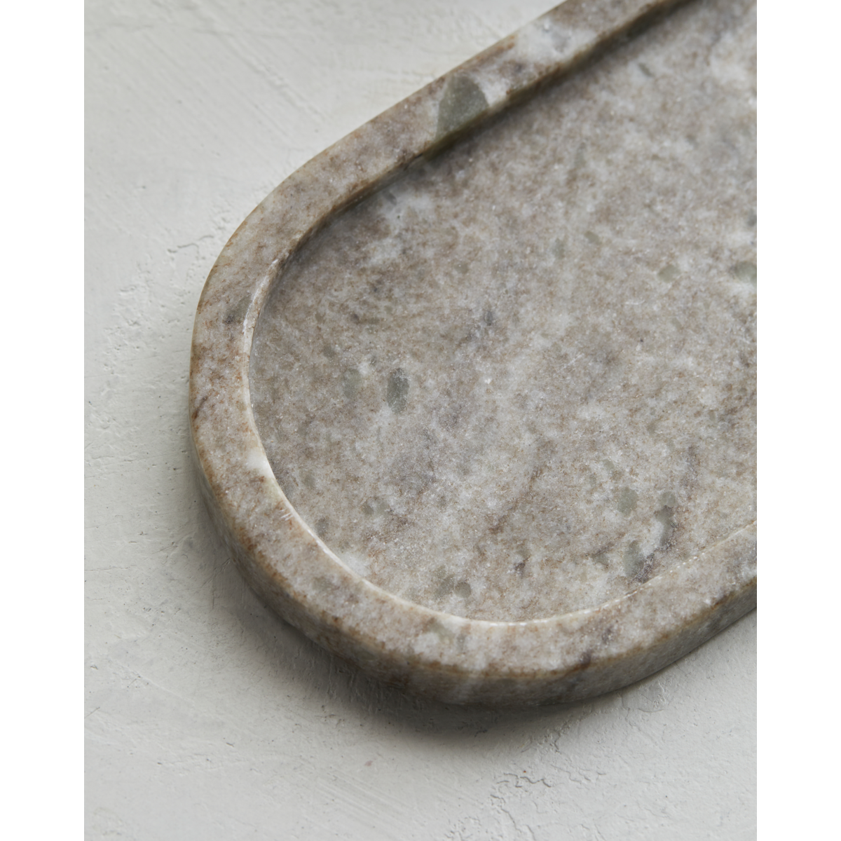 Bricka, mkmarble, beige