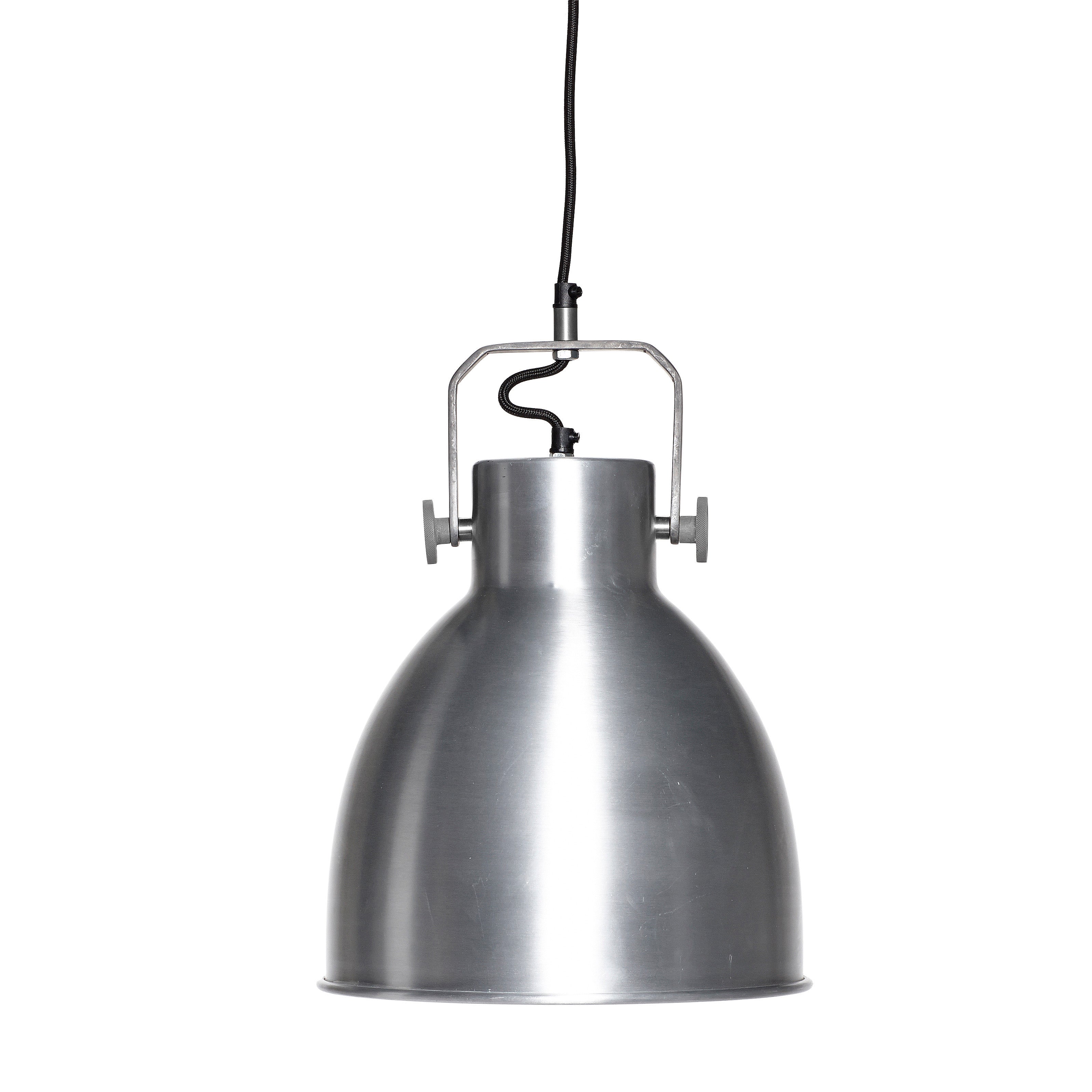 Tydligt pendant borstat stål - Ø29xH41cm, e27/40w