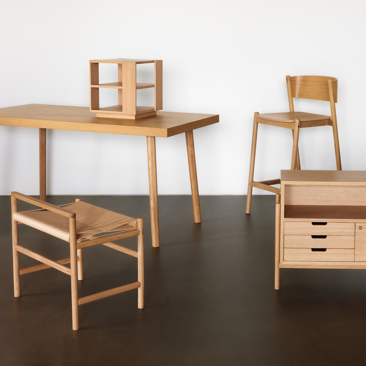 Sned Barstol Natural - 50x55xh103cm